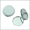 Compact Mirror (Glass; Round; Silver; Each)