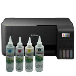 Printer (A4 Epson L-Series converted Sublimation Printer with a free set of Ink)