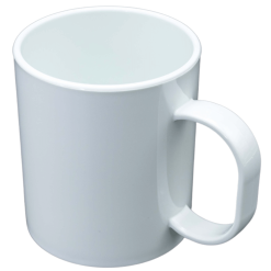 Mug (Polymer; White; Each)