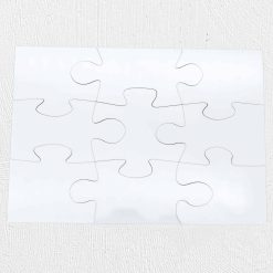 Alternative view of A4 9 Piece MDF Puzzle