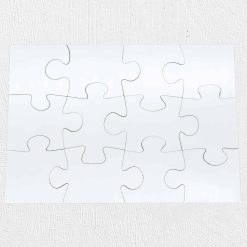 Alternative view of A4 12 Piece MDF Puzzle