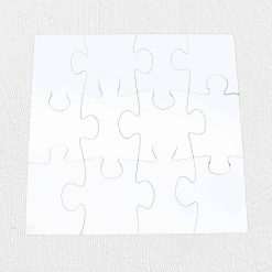 Alternative view of 20x20cm 12 Piece Square MDF Puzzle