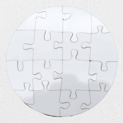 Alternative view of 20x20cm Round MDF Puzzle