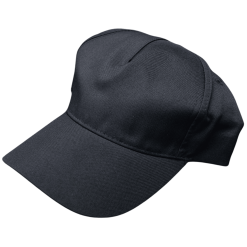Cap (Black; Plastic clip; 5 Panel; 100% Polyester)