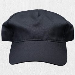Alternative view of 5 Panel Velcro Cap Black