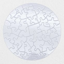 Alternative view of Round Cardboard Puzzle