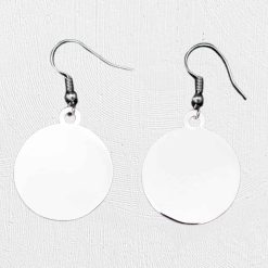 Alternative view of Round Earrings Silver