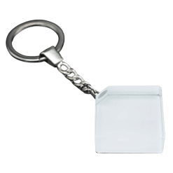Keyring (Glass; Square; Each)