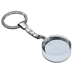 Keyring (Glass; Round; Each)