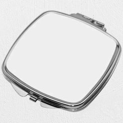 Alternative view of Square Compact Mirror Silver