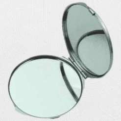 Alternative view of Round Compact Mirror Silver