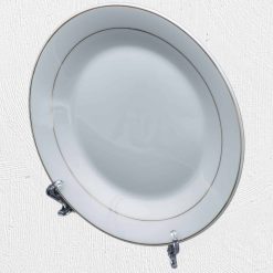 Alternative view of 10 inch Ceramic Plate Gold Rim
