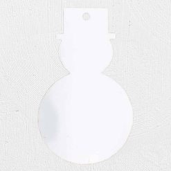 Alternative view of MDF Christmas Snowman Decoration