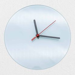 Alternative view of 20x20cm Round Glass Clock
