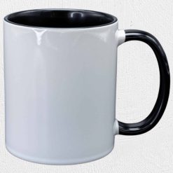 Alternative view of 11oz Ceramic Two Tone Mug Black