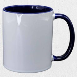 Alternative view of 11oz Ceramic Two Tone Mug Blue