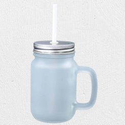 Alternative view of 12oz Frosted Glass Mason Jar