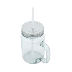 Mason Jar (Glass; Clear; 12.3oz)