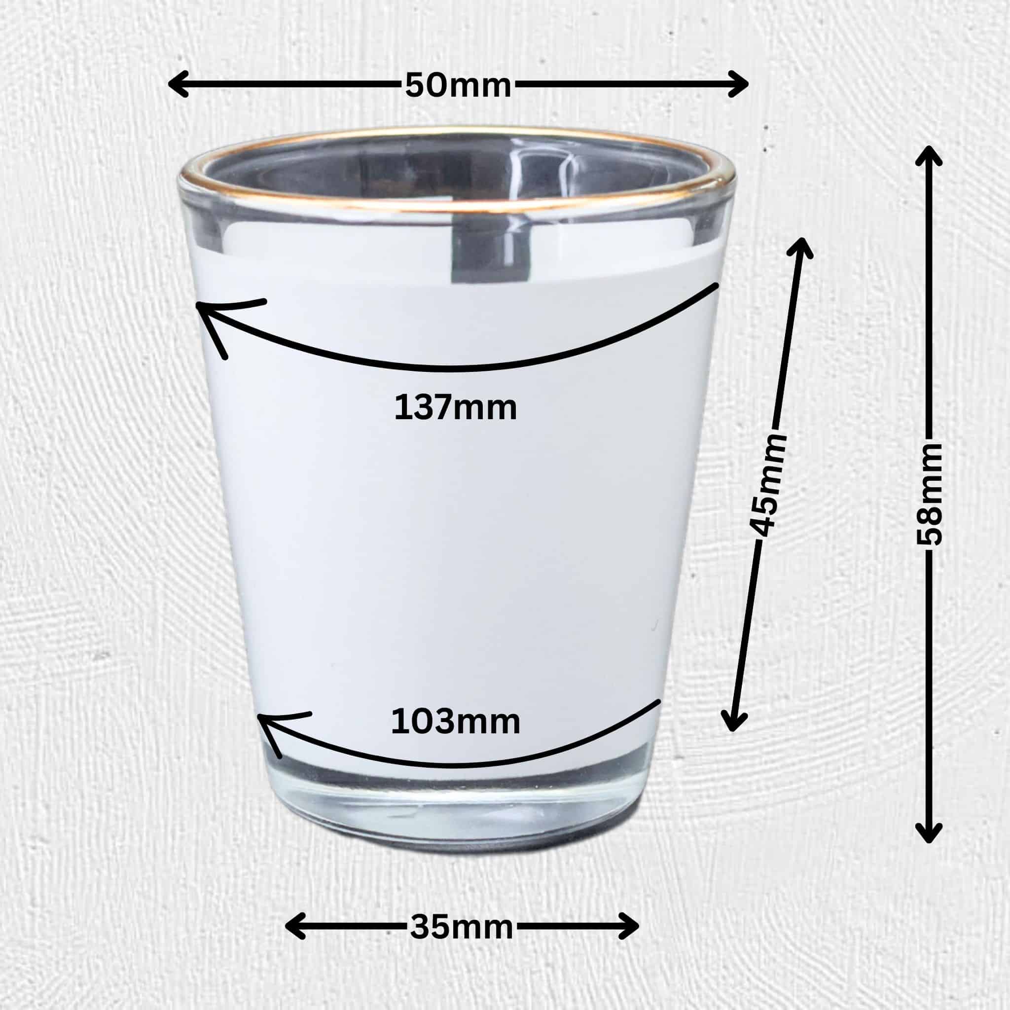 Glass (Shot Glass; 1.5 oz; With Patch) - Sublimation Supplies Online Shop
