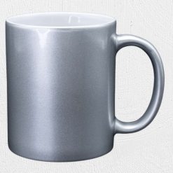 Alternative view of 11oz Ceramic Mug Pearl Silver