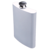 Hip Flask (Metal; White; 8 oz; Each)