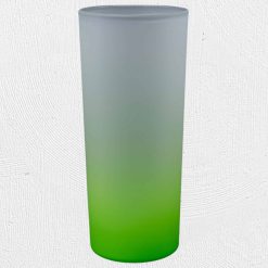 Alternative view of 10oz Frosted Drinking Glass Green