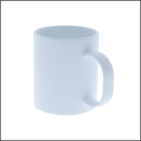Sublimation 11 oz. Matte Polymer Mug