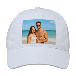 Alternative view of Cap (White; Plastic clip; 5 Panel; 100% Polyester)