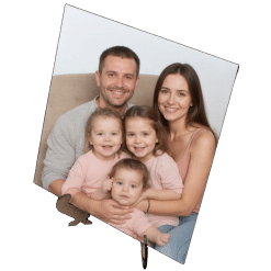Alternative view of Photo Display (200mmx200mm; MDF; With stand)