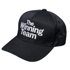 Alternative view of Cap (Black; Plastic clip; 5 Panel; 100% Polyester)