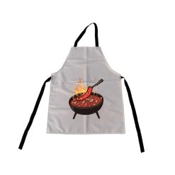 Alternative view of Apron (Long; White; Sublimation)