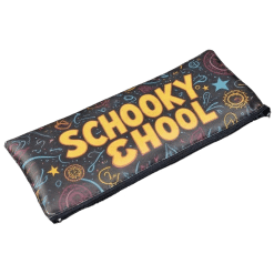 Alternative view of Pencil Bag (Long; Blue Back; 5 pack; White Front; Fabric)