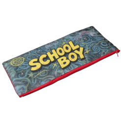 Alternative view of Pencil Bag (Long; Red Back; 5 pack; White Front; Fabric)