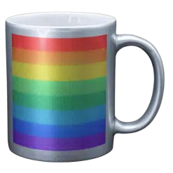 Alternative view of Mug (Pearl Silver; Ceramic; 11oz)