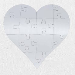 Alternative view of 14 Piece MDF Heart Puzzle