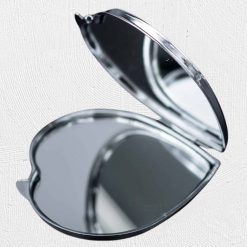 Alternative view of Heart Compact Mirror Silver