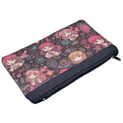 Alternative view of Pencil Bag (Short; Black Back; 5 pack; White Front; Fabric)