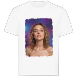 Alternative view of Soft Fabric T-shirt (White; Small; Polyester)