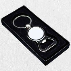 Alternative view of Bottle Opener Metal Keyring 005
