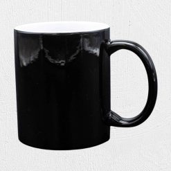 Alternative view of 11oz Ceramic Glossy Magic Mug Black