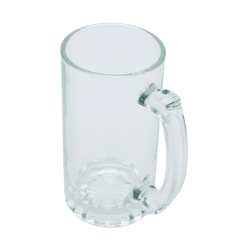 16oz Beer mug plain glass (set of 2)