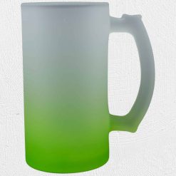 Alternative view of 16oz Frosted Beer Mug Set Green