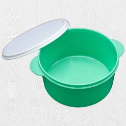 Alternative view of Round Plastic Lunch Box Green