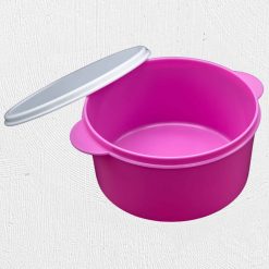 Alternative view of Round Plastic Lunch Box Pink