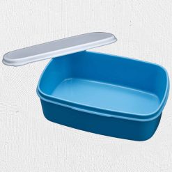 Alternative view of Rectangle Plastic Lunch Box Blue