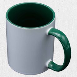 Alternative view of Mug (Green; Two Tone; 11oz; Ceramic)