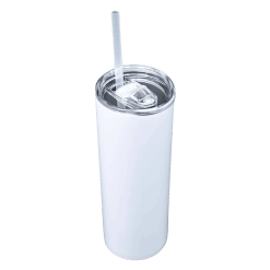 Skinny (20oz; Stainless steel; White; Sublimation; Double walled)