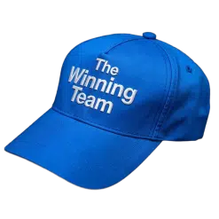 Alternative view of Cap (Blue; Velcro fastener; 5 Panel; 100% Polyester)