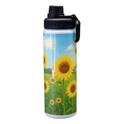 Alternative view of Water Bottle (White; 850ml; Each; Metal)