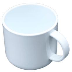 Kids mug (Polymer; White; Each)